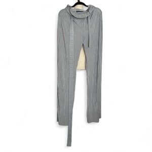 Naked Wardrobe Silver Textured Fabric